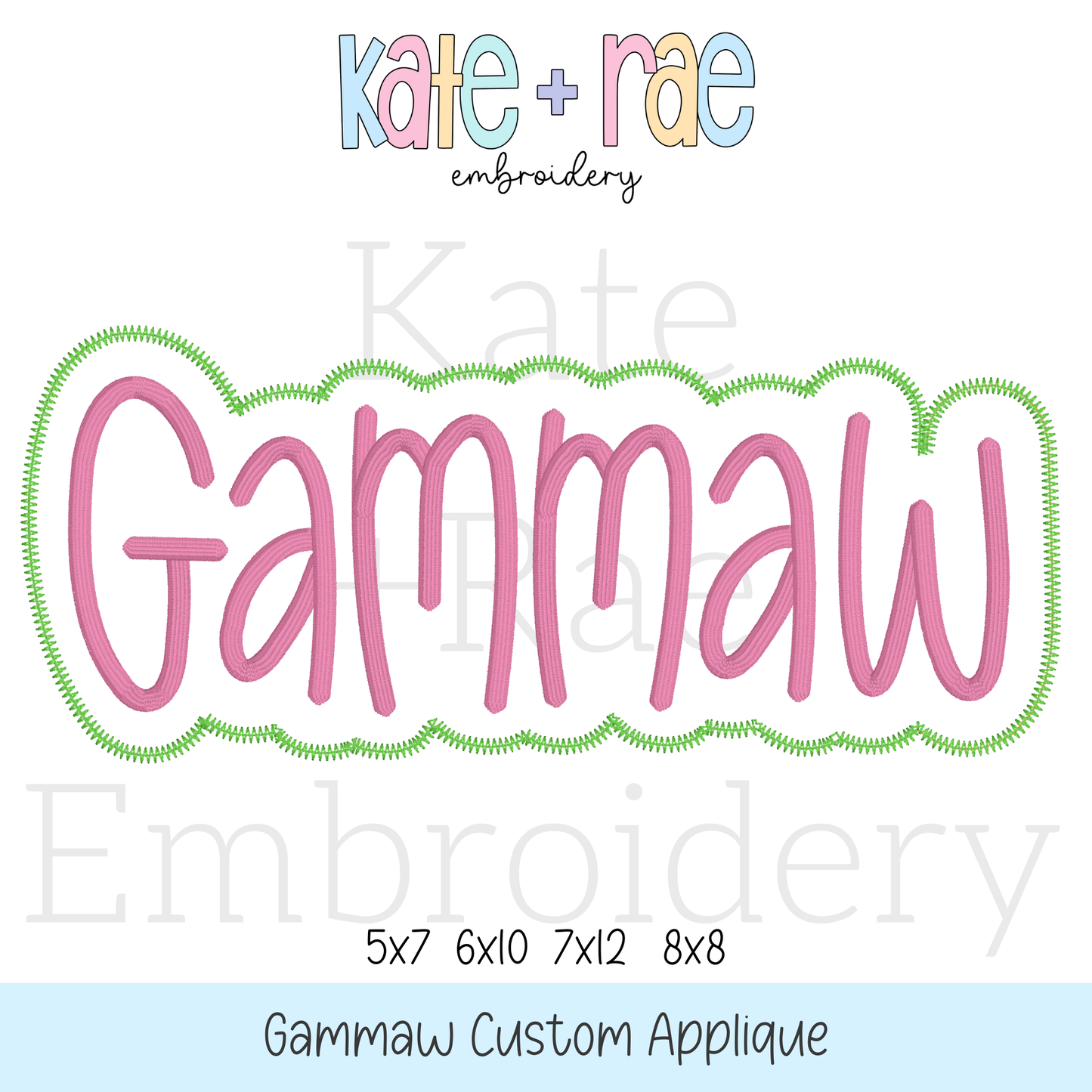 Gammaw Custom Applique