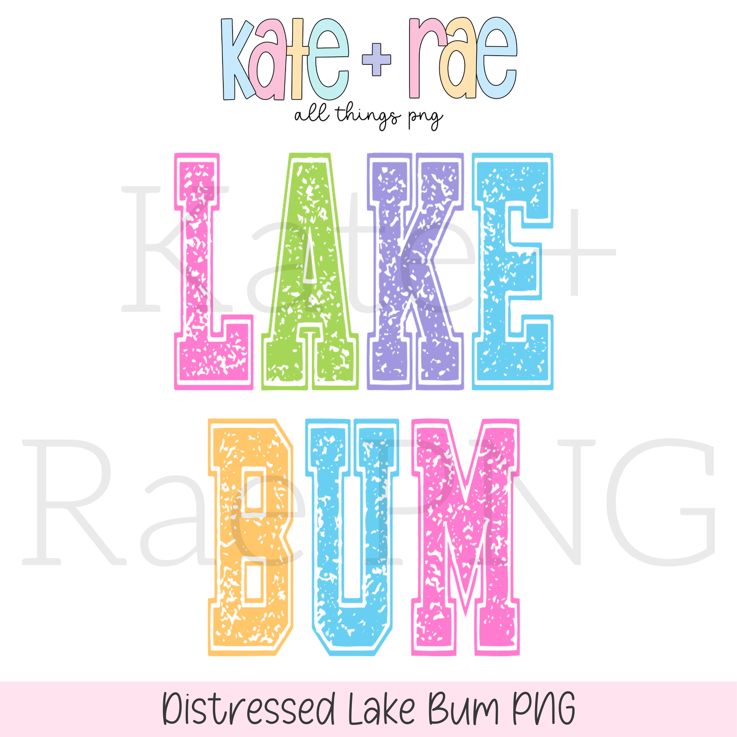 Distressed Lake Bum PNG