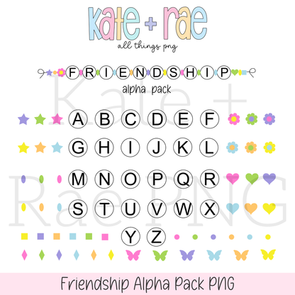 Friendship Alpha Pack PNG