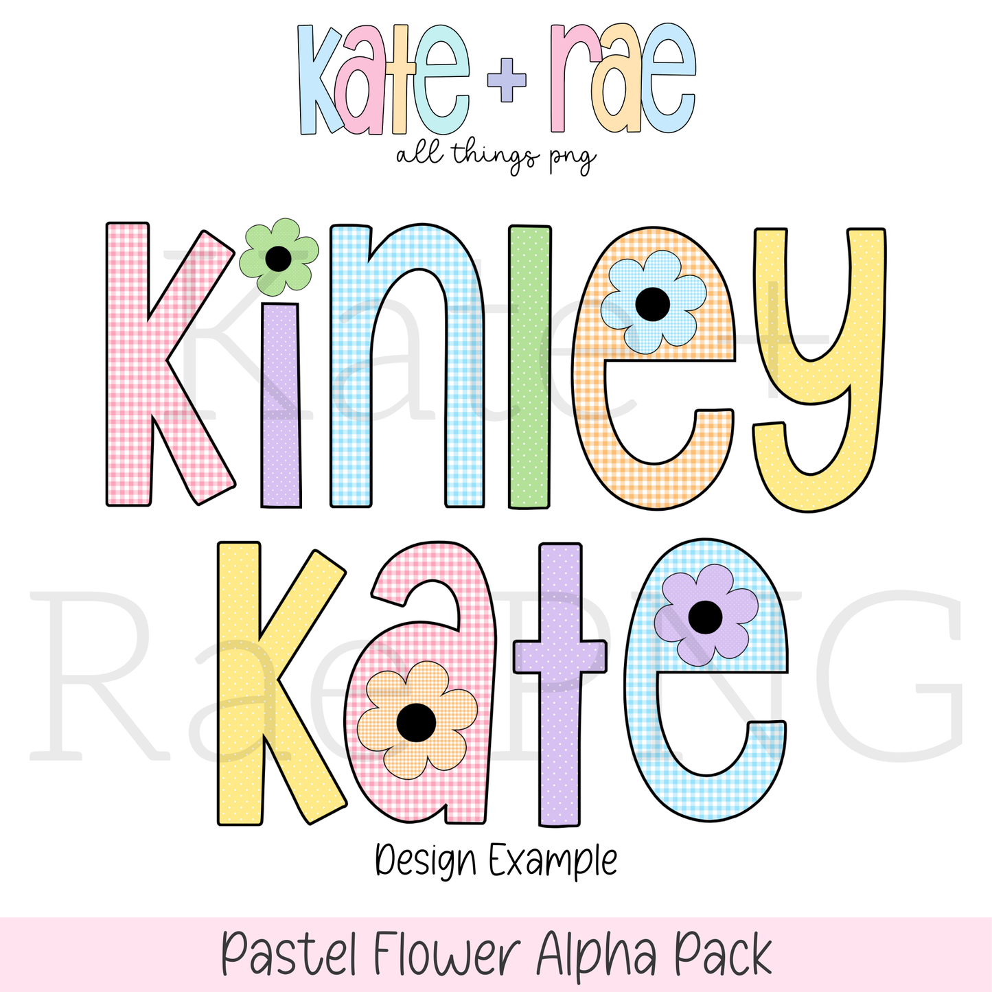 Pastel Flower Alpha Pack