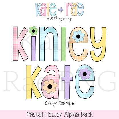 Pastel Flower Alpha Pack