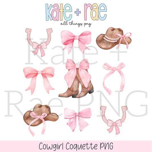 Cowgirl Coquette PNG