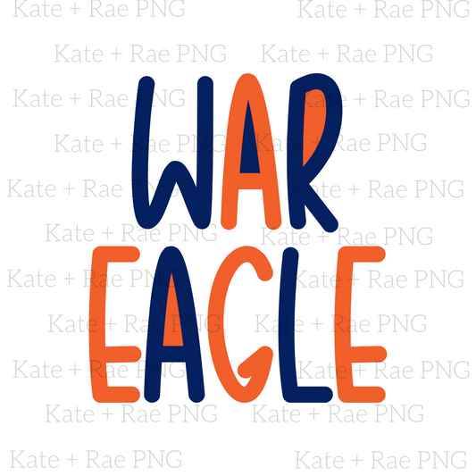 War Eagle Two Toned PNG