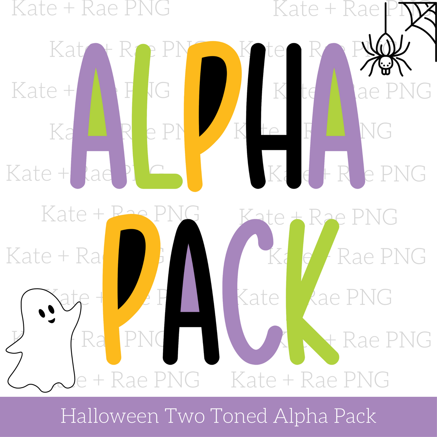 Halloween Two Toned Alpha Pack