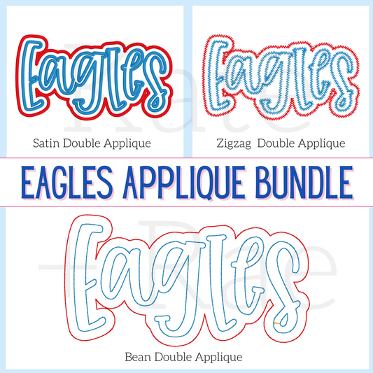Eagles Double Applique Bundle