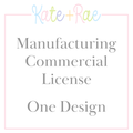 Manufacturing Commercial Embroidery Design License