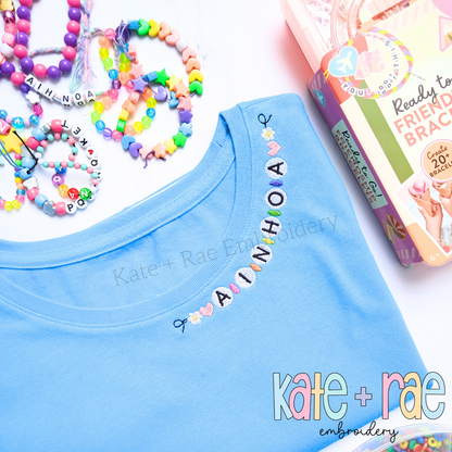 Friendship Embroidery Font