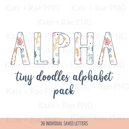 Tiny Doodles Alphabet Pack