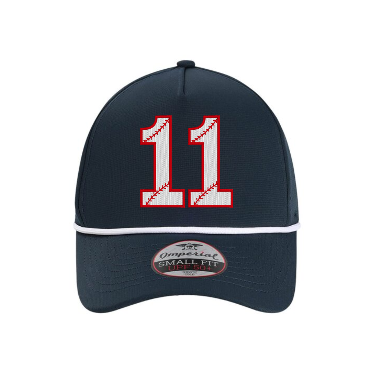 Baseball Number Embroidered Hats