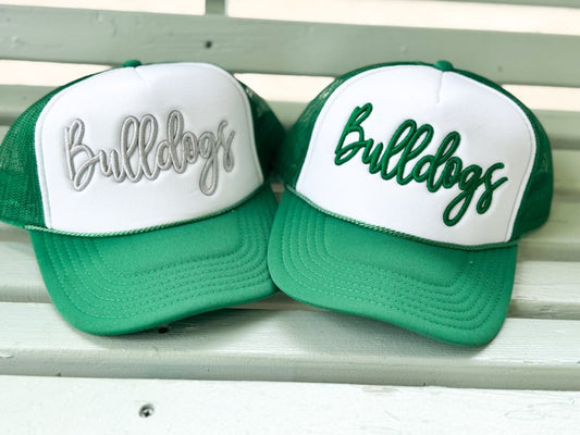 Holtville Bulldogs Foam Trucker Hats with Puff Embroidery